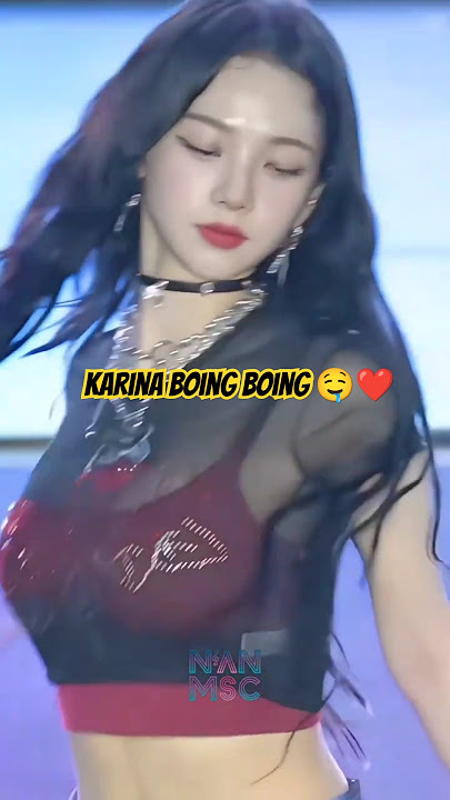 Karina boing boing 🤤❤️ #shorts #short #karina #aespa
