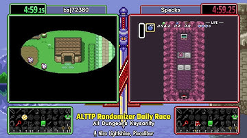 All Dungeons Keysanity Jun 12, 2023. ALTTP Randomizer Daily Race