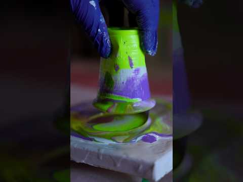 Flip-Cup tecnica #pouring #arte #tutorial