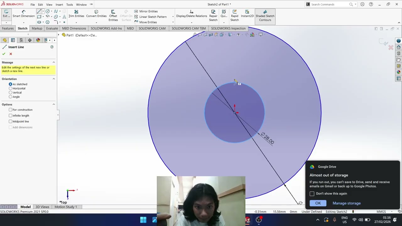 SOLIDWORK EXERCISE 1