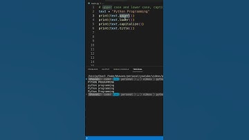 How to captialize string in python? | shorts | Tamil |