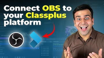 How to connect OBS to your Classplus platform? | OBS studio tutorial  | CA Sumit Mehta |