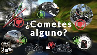 8 ERRORES de novato en MOTO 125 | RutaVlog