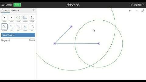 Constructing Parallel Lines in Desmos