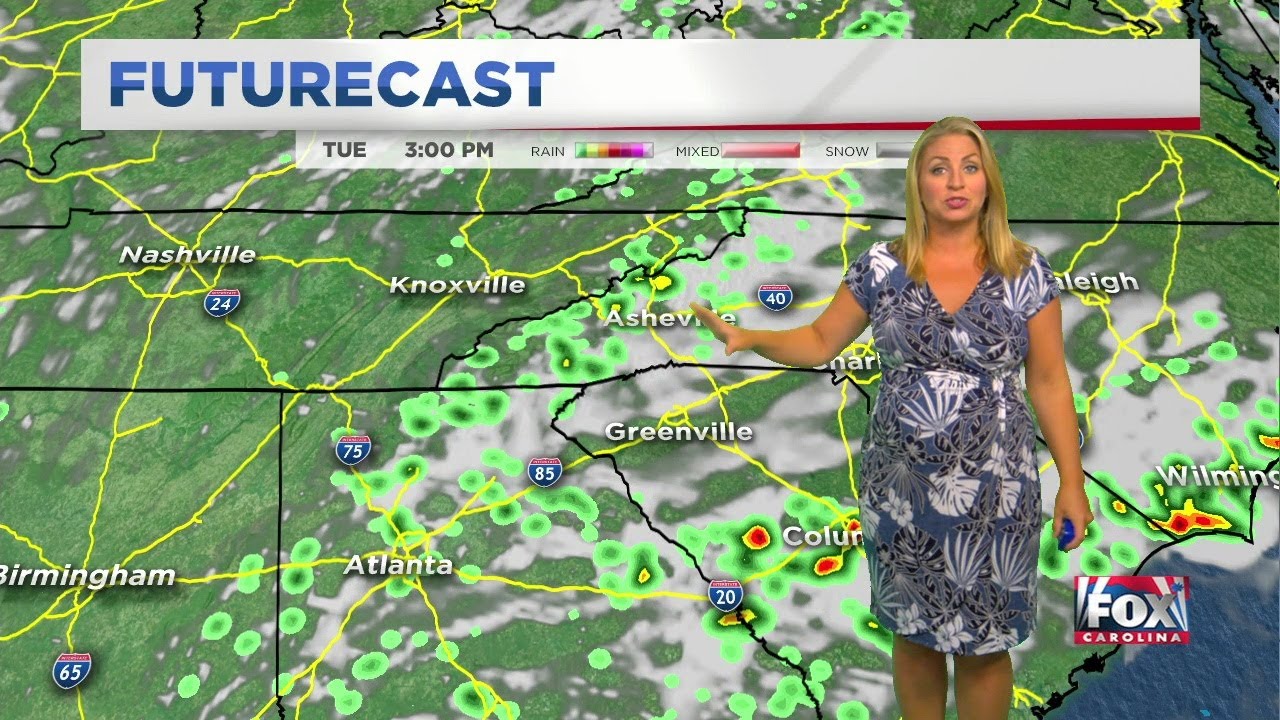 Rain and storm chances every day this week. - YouTube
