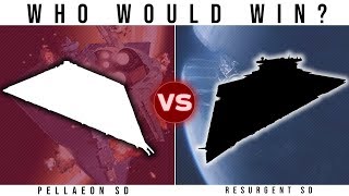 Pellaeon Star Destroyer vs Resurgent Battlecruiser | Star Wars: Starship Versus
