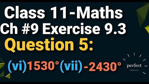 Exercise 9.3 class 11 maths Question 5 Chapter 9 in Urdu and Hindi || 9.3 exercise inter part 1