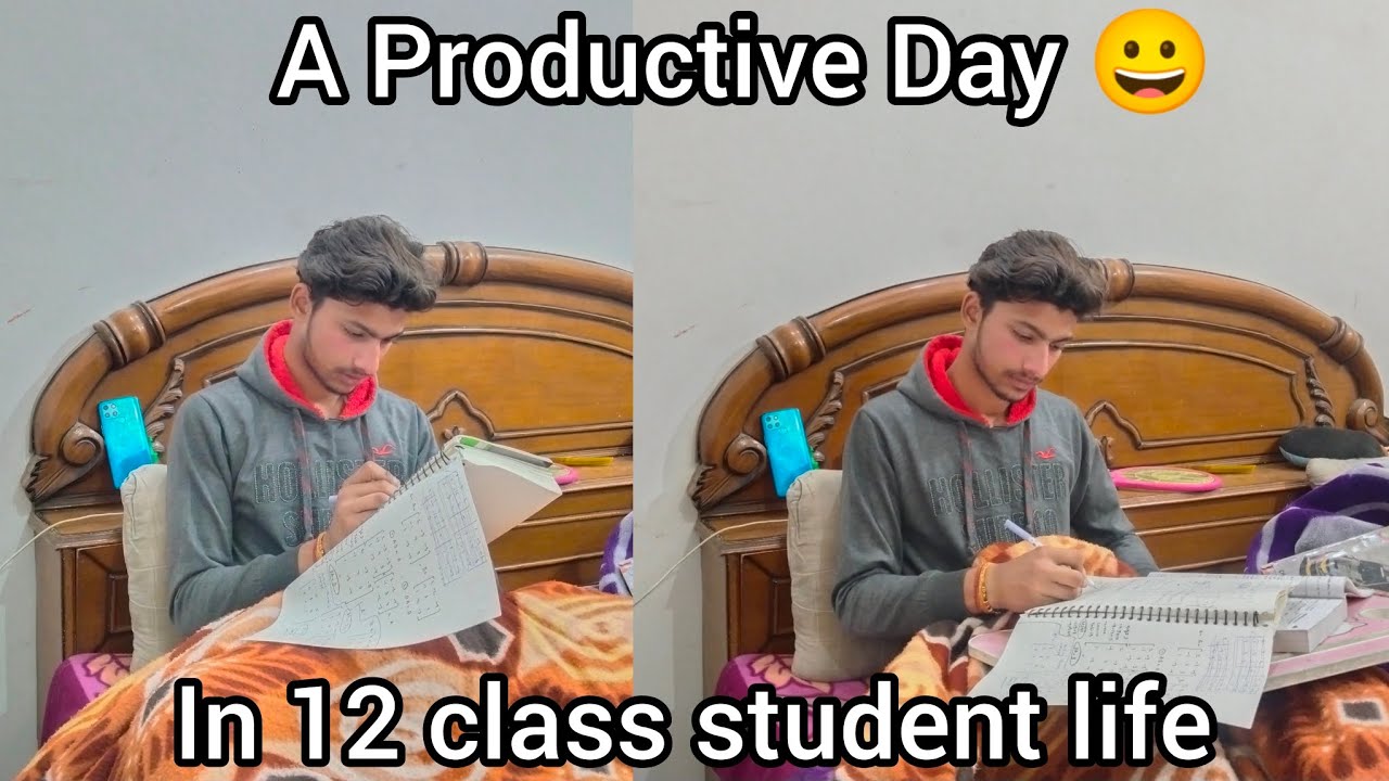 12 class student life || Day 2 || 7 hours study in a day - YouTube