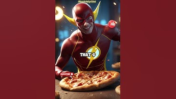 Deadpool Vs The Flash _ Absurd Joke/ Pizza Challenge/ Ai Edition/ #ai #aiart #aishorts