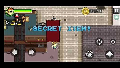 Dan The Man: Action Platformer | Stage 8-4-2: The Finger of God, All Secret Areas with Dan