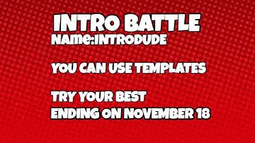 INTRO CONTEST [OPEN] read description ✔️