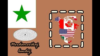 Nordamerikaj landoj – países de norteamerica – North American countries