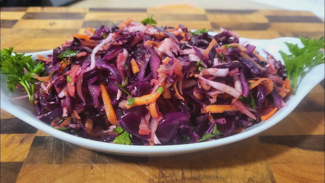 ВОСХИТИТЕЛЬНЫЙ ГАРНИР ИЗ КРАСНОЙ КАПУСТЫ С ЧЕСНОКОМ