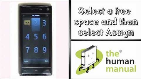 Speed dialling | Nokia X6 | The Human Manual