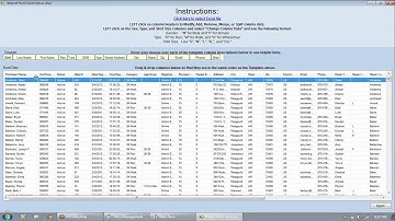 Using The Excel Import.wmv