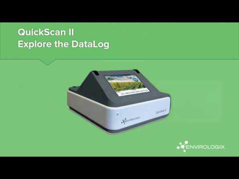 QuickScan II Software Features: Explore the DataLog
