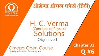 H. C. Verma Solutions - Chapter 31, Objective I, Question 6 (Hindi)