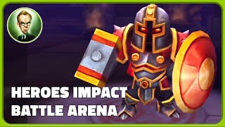 MOBA игра Heroes Impact: Battle Arena. Битвы фэнтези героев на аренах screenshot 1