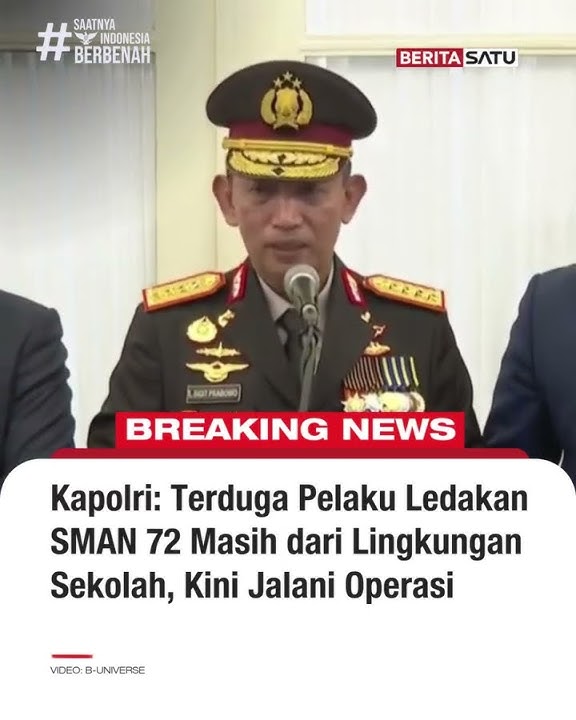 Kapolri Listyo Sigit Prabowo Menyebut Terduga pelaku Masih dari Lingkungan Sekolah #beritasatu