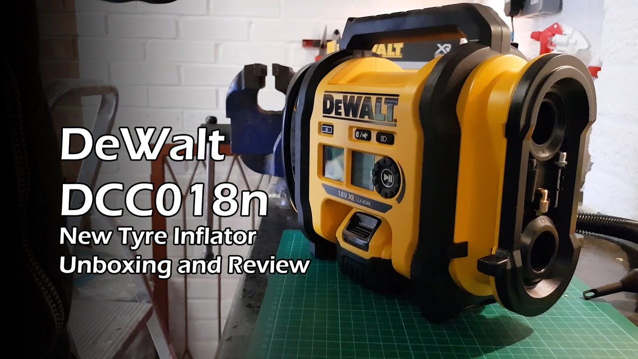 regnskyl Manøvre sjældenhed NEW DeWalt Tyre Inflator - DCC018n - Unboxing and Review - YouTube