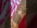 round shape flower pattern mehndi designs art // new stylish wedding mehndi designs 2025 #shorts