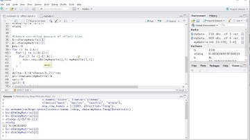 R - Effect size measure for Cochran