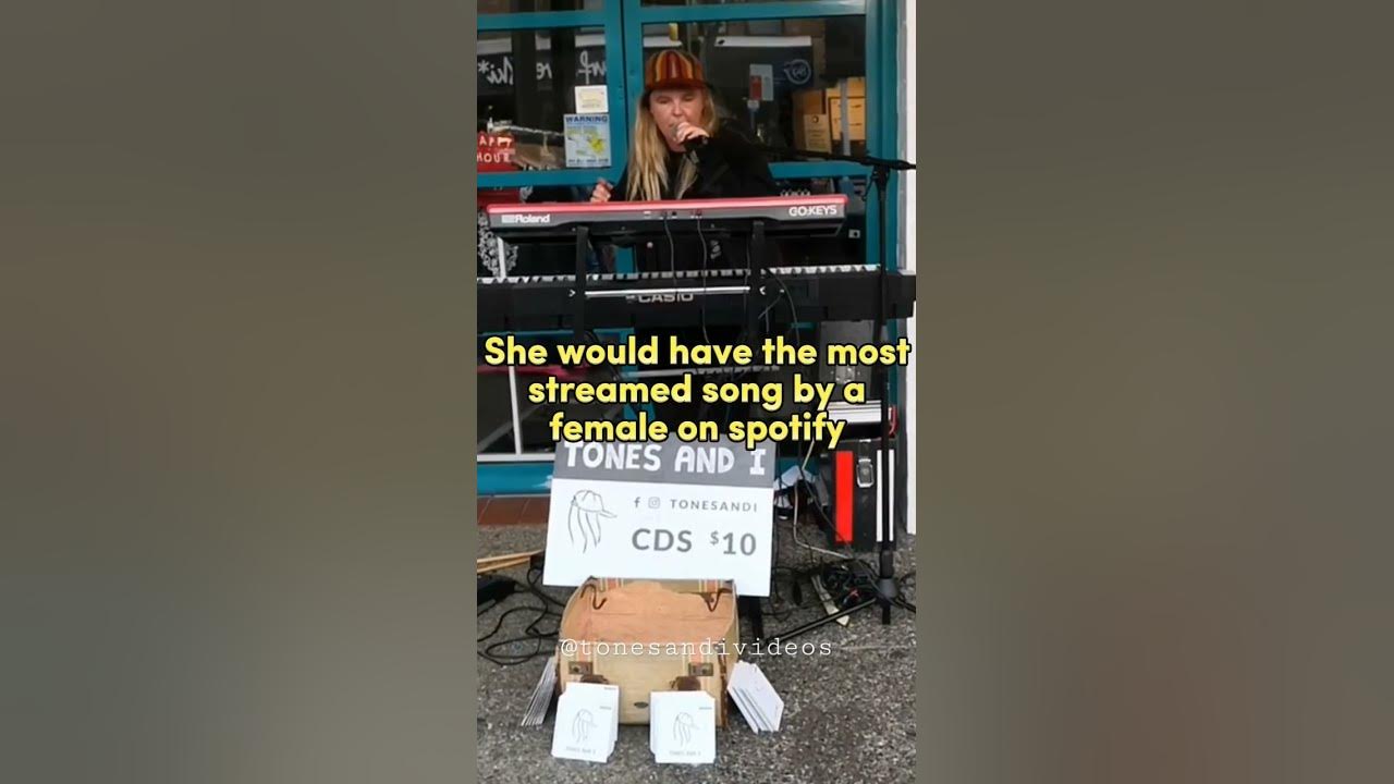 @tonesandi busking before global fame (#shorts)