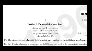 6th sem bsc physics Relativistic mechanics and astrophysics 2023 year qstn paper calicut university