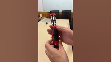 Tô vít tự lắc đảo chiều xoay kèm 12 mũi vít đa năng KS Tools Germany chuyên dùng cho thợ điện