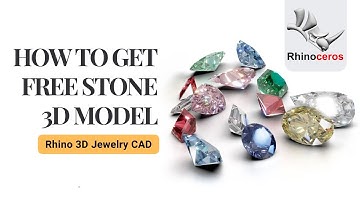 Must-Have FREE Tool for Rhino 3D! 💎✨ Add Custom Gemstones & Chains Fast! #500