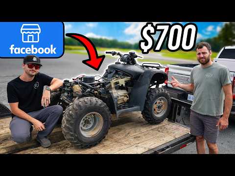 Buying The CHEAPEST FOURWHEELER On Marketplace!
