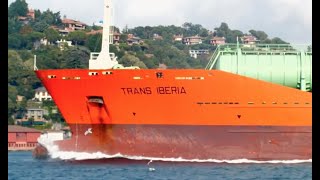 Large LPG Tanker Ships Passed Bosphorus Shipspotting Istanbul