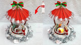 DIY Waste plastic bottle showpiece/Lantern for Christmas decorations  | DIY Christmas craft idea