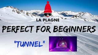 La Plagne Piste Guide: Perfect for Beginners 4K (Tunnel)
