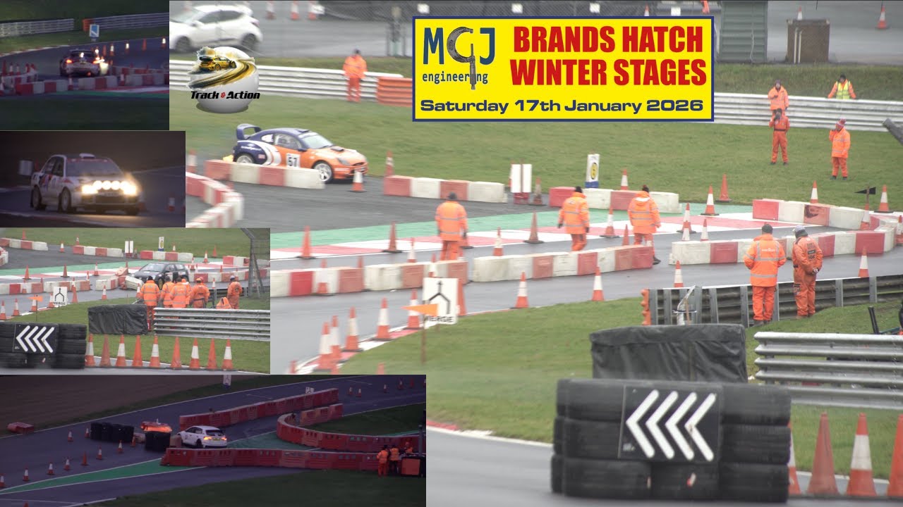 January 17th 2026 - Highlights of MGJ Engineering Winter Stage Rally at Brands Hatch