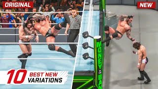 Wwe 2K19 Top 10 New Moves Variations Animations