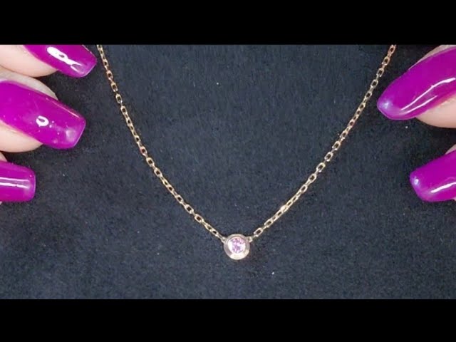 Unboxing Cartier Pink Sapphire Necklace 