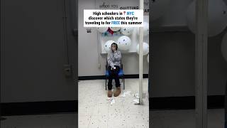 #highschool #nyc #newyork #newyorkcity #travel #reveal #reaction #unboxing #travelforfree #america