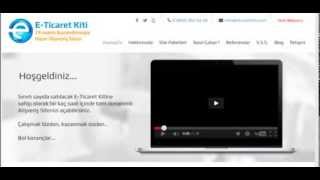 İŞİNİZİ İNTERNET ORTAMINA TAŞIYIN| E TİCARET SİTESİ AÇMAK