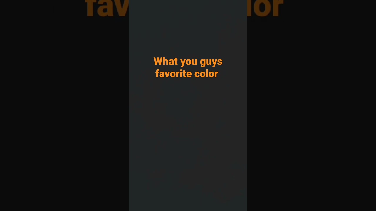 What You Guys Favorite Color YouTube what-you-guys-favorite-color-youtube