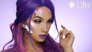 Mermaid Make Up Tutorial | Julia Dantas | CBC Life
