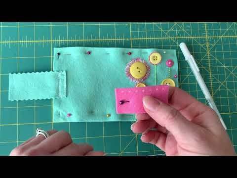 Organize Your Embroidery Notions with a Hand-Stitched Felt Needle