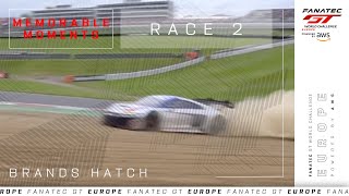 Huge Spray as Hugo Cook Goes Wide! | Race 2 | Brands Hatch | Fanatec GT World Challenge Europe 2024 by GTWorld 1,178 views 8 days ago 48 seconds