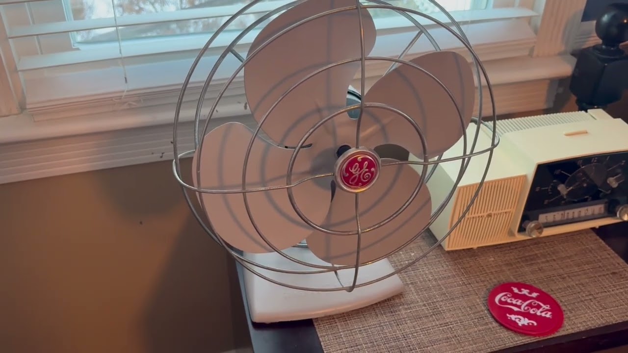 Настольный вентилятор GE Standard 12 дюймов (перекрашен).