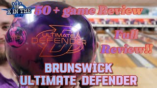 Brunswick Ultimate Defender \/\/ Bowling Ball Review!! 4k