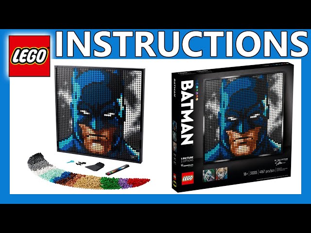 LEGO Instructions | Jim Lee Batman Collection | 31205 | LEGO Art
