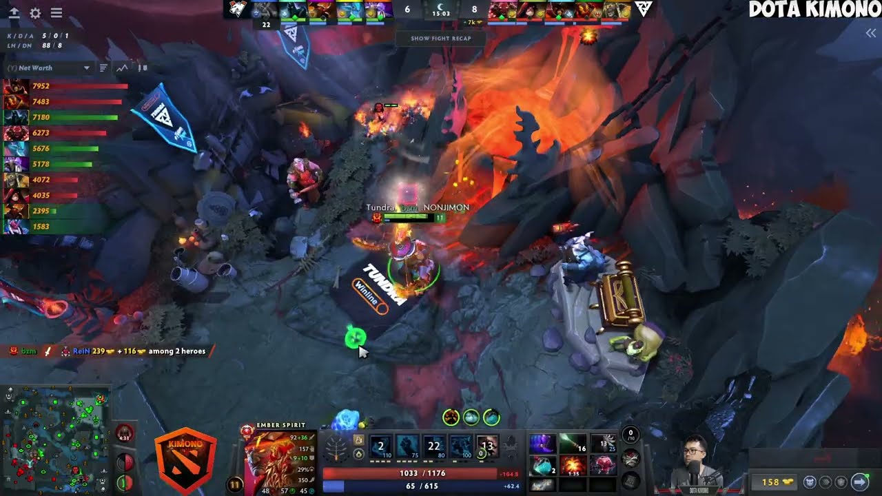 🔥 BZM - EMBER SPIRIT : TUNDRA ESPORTS VS VIRTUS PRO EWC 2025 - DOTA 2 Gameplay 7.39C 