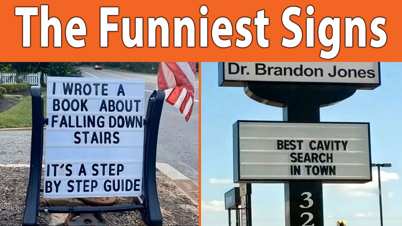 The Funniest Signs That Will Have You Bursting Out Laughing! 😂 || Daily Joy