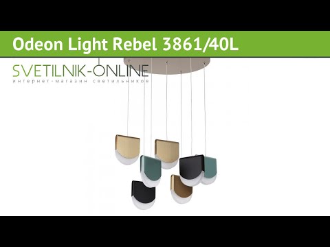 Люстра Odeon Light Rebel 3861/40L обзор: светильник Odeon Light Rebel 3861/40L 40 Вт, где купить