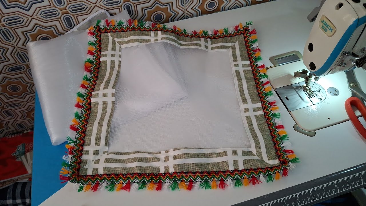 خياطة وتفصيل غطاء الخبز لكنت طلبتوه مني مع تقنيات في الخياطة 👌 لكل مبتدات